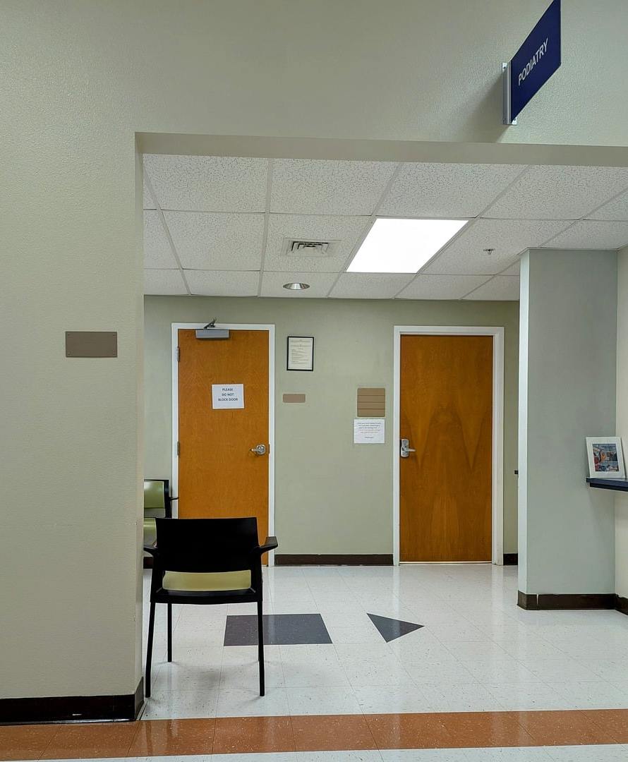 hospital corridor clean